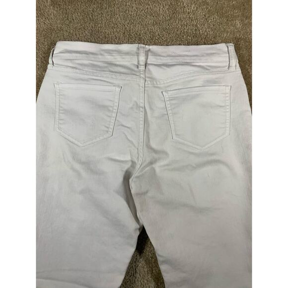 Old Navy The Sweetheart Capris Bright White Denim Jeans Women’s Size 10 #360 - Picture 5 of 11